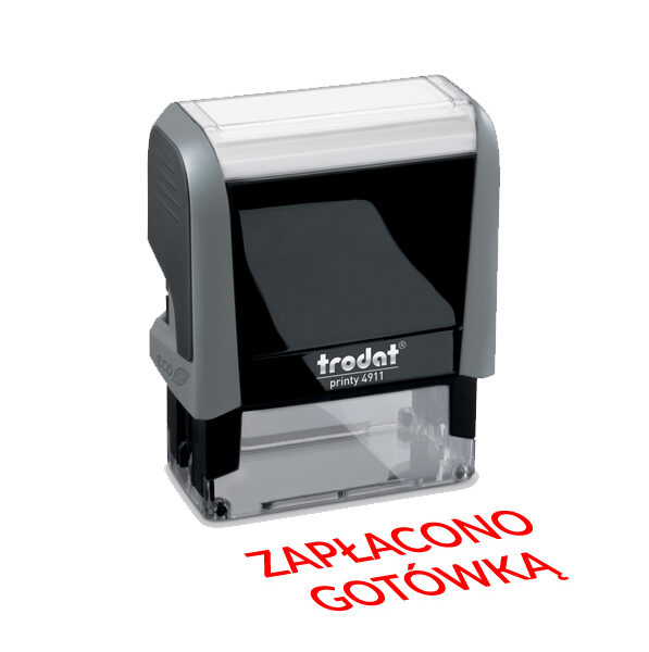 Trodat 4911 - "ZAPŁACONO GOTÓWKĄ"