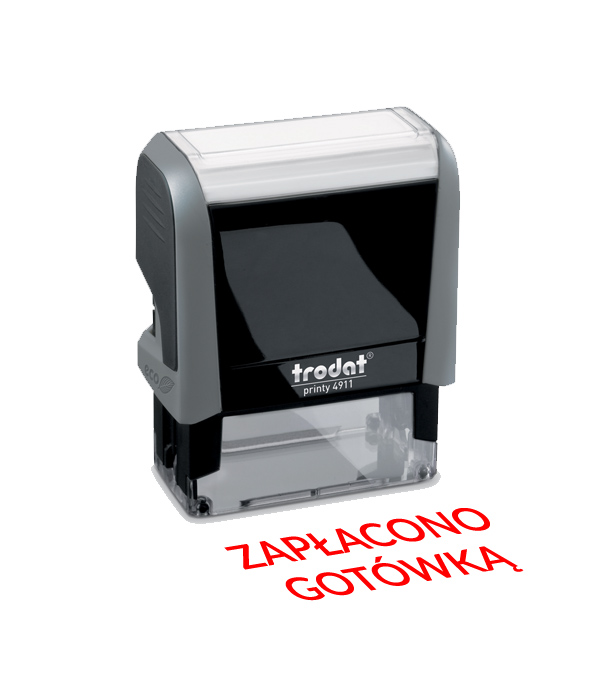 Trodat 4911 - "ZAPŁACONO GOTÓWKĄ"