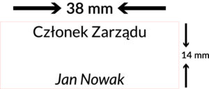 odbicie Trodat 4911
