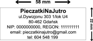 odbicie Trodat 4913